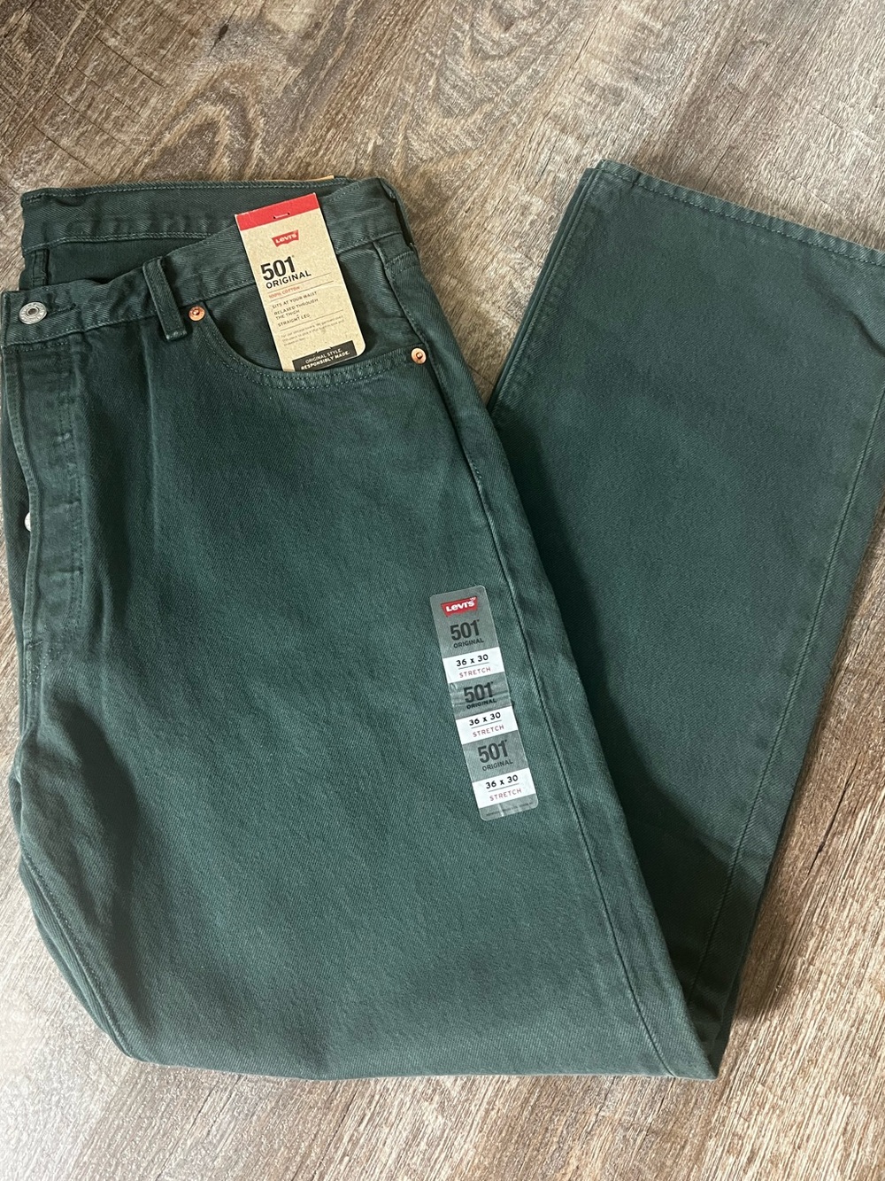 Levi's 501 Regular Fit Jeans-Size 36x30